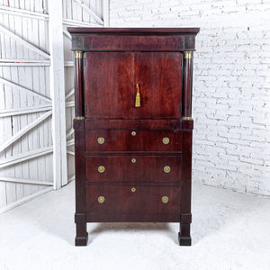 Ralph Lauren by Henredon Empire Deep Mahogany Chest of Drawers