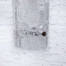 Load image into Gallery viewer, Set of 2 1970&#39;s Orrefors Textured Glass Lantern Pendant Light
