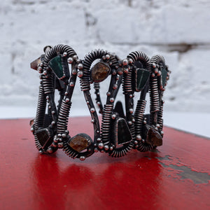 Andrea Arisiaga Silver Emerald Bracelet