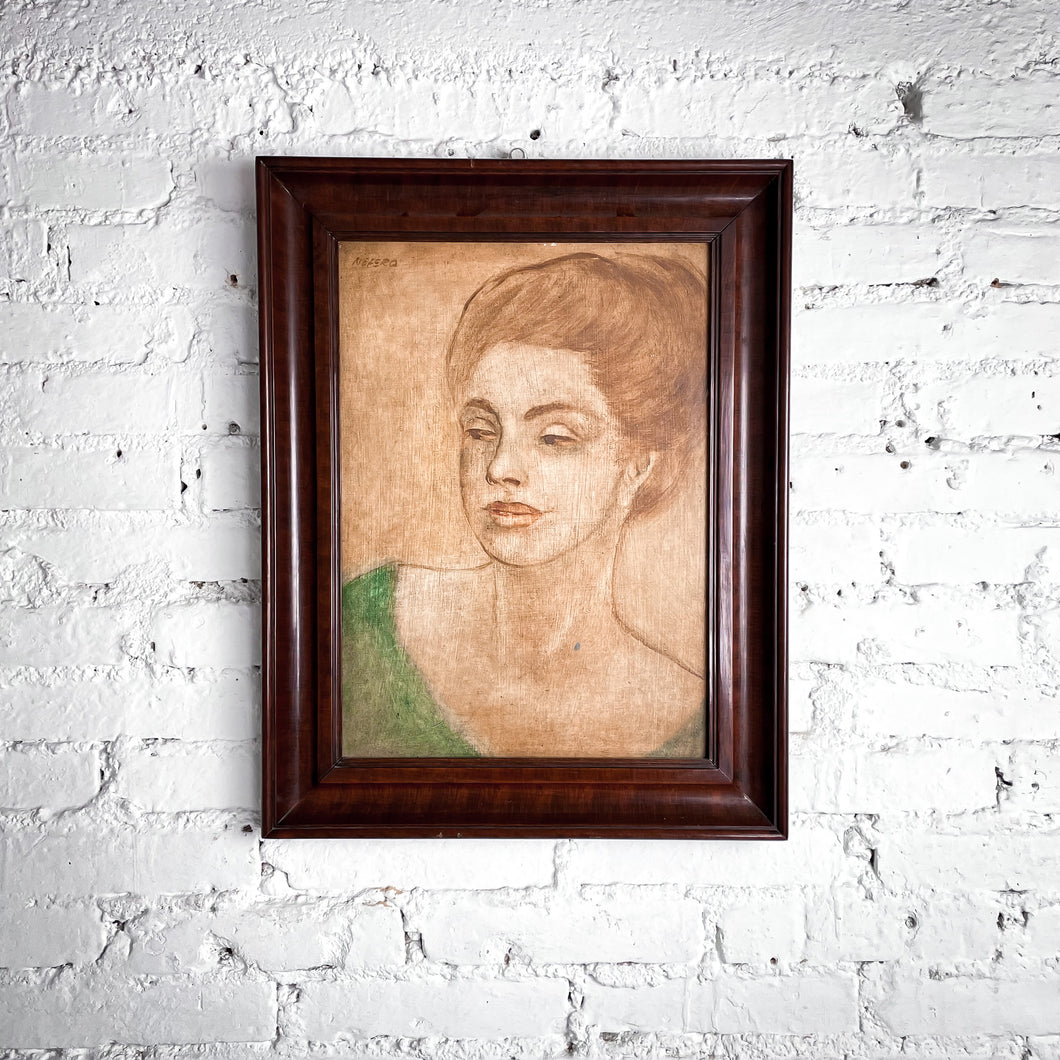Nefero Expressionist Oil Portrait Painting