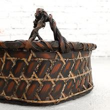 Load image into Gallery viewer, Vintage Japanese Woven Bamboo Basket

