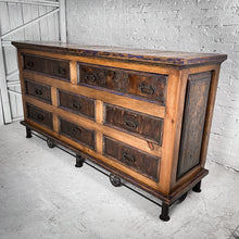 Load image into Gallery viewer, Two-Tone Spanish Waxed Wormwood Sideboard
