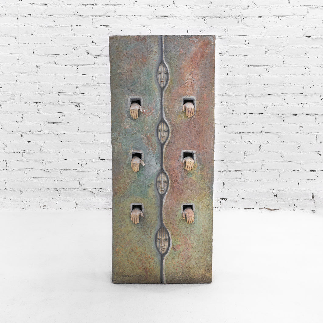 Sergio Bustamante Surrealist Relief Sculpture