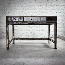 Load image into Gallery viewer, Contemporary Silver Leaf Mirrored Desk
