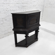 Load image into Gallery viewer, 19th Century English Blackened Wood Cabinet
