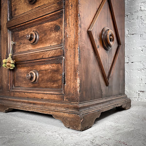 19th Century British Colonial Patinated Wood Sideboard