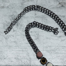 Load image into Gallery viewer, Vintage Betsey Johnson Metal Rhinestone Collar Necklace
