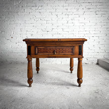 Load image into Gallery viewer, Traditional Marquetry Wood Side Table
