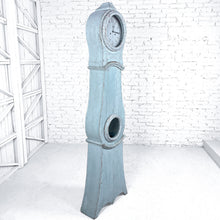 Load image into Gallery viewer, Antique Swedish Mora Painted Walnut Clock
