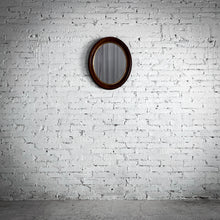 Load image into Gallery viewer, Antique Oval Federal Moulded Wood Bathroom Mirror
