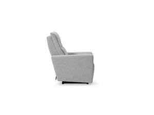 Palliser Highland Swivel Glider Power Recline Headrest and Lumber - Valencia Lace Leather Cover
