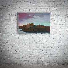 Load image into Gallery viewer, Alaska Sleeping Mountain Canvas Landscape Painting
