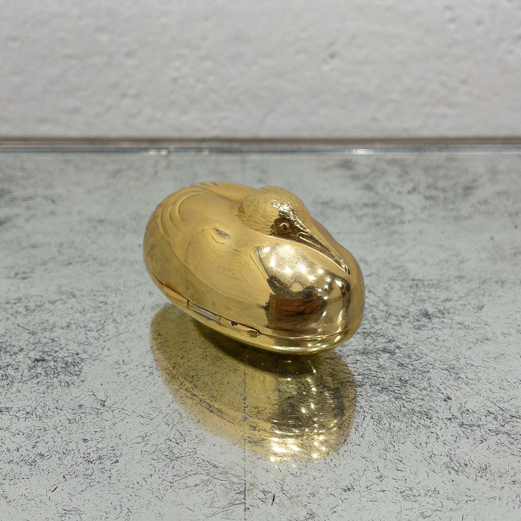 Vintage Gold Tone Trinket Box