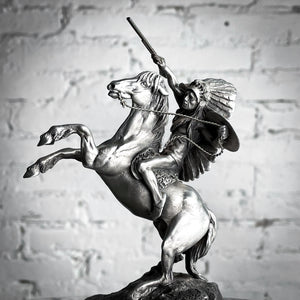 1984 Chilmark 1942-2500 American West Handcast Polished Decorative Sculpture