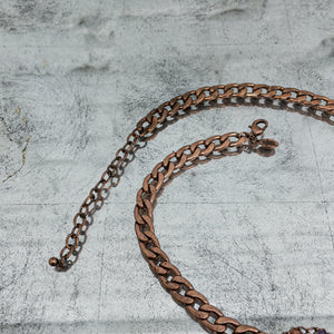 Vintage Metal Rhinestone Collar Necklace