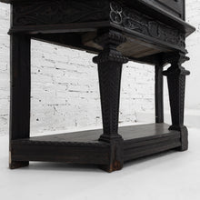 Load image into Gallery viewer, 19th Century English Blackened Wood Cabinet
