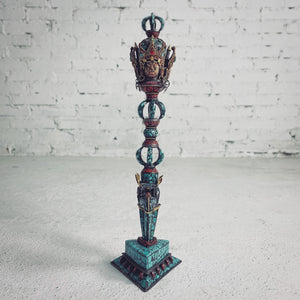 Mid 20th Century Tibetan Semi-Precious Stone Phurba Curiosity