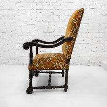 Load image into Gallery viewer, 19th Century Georgian Damask Chenille Armchair
