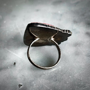 Navajo Sterling Silver Rodocrosita Ring