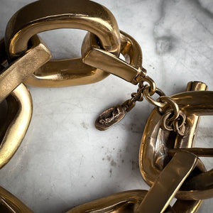 Contemporary Steven Vaubel 18K Gold Vermeil Chain Bracelet