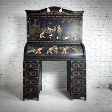 Load image into Gallery viewer, Japanned Lacquered Secretary Desk
