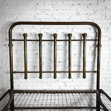 Load image into Gallery viewer, Early 20th Century Traditional Full Double Brass Bed
