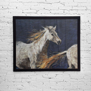 Mary Breneman Fantastical Chalk & Charcoal Pastel Drawing