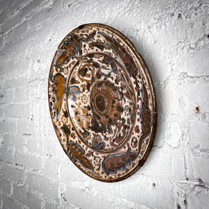 18th Century Moorish Hand Painted Ceramic Hanging Platter