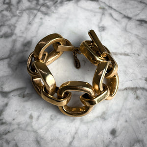 Contemporary Steven Vaubel 18K Gold Vermeil Chain Bracelet
