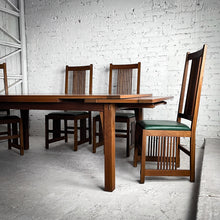 Load image into Gallery viewer, Vintage Stickley Mission Extendable Cherry Dining Table

