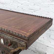 Load image into Gallery viewer, Indian Painted Wood Sideboard
