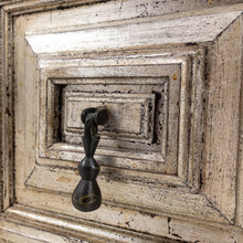 Load image into Gallery viewer, Contemporary Silver Leaf Wood Cabinet
