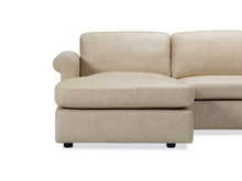Load image into Gallery viewer, Palliser Ensemble Roll Arm Sectional Sofa - Appaloosa Cinnamon Leather Cover
