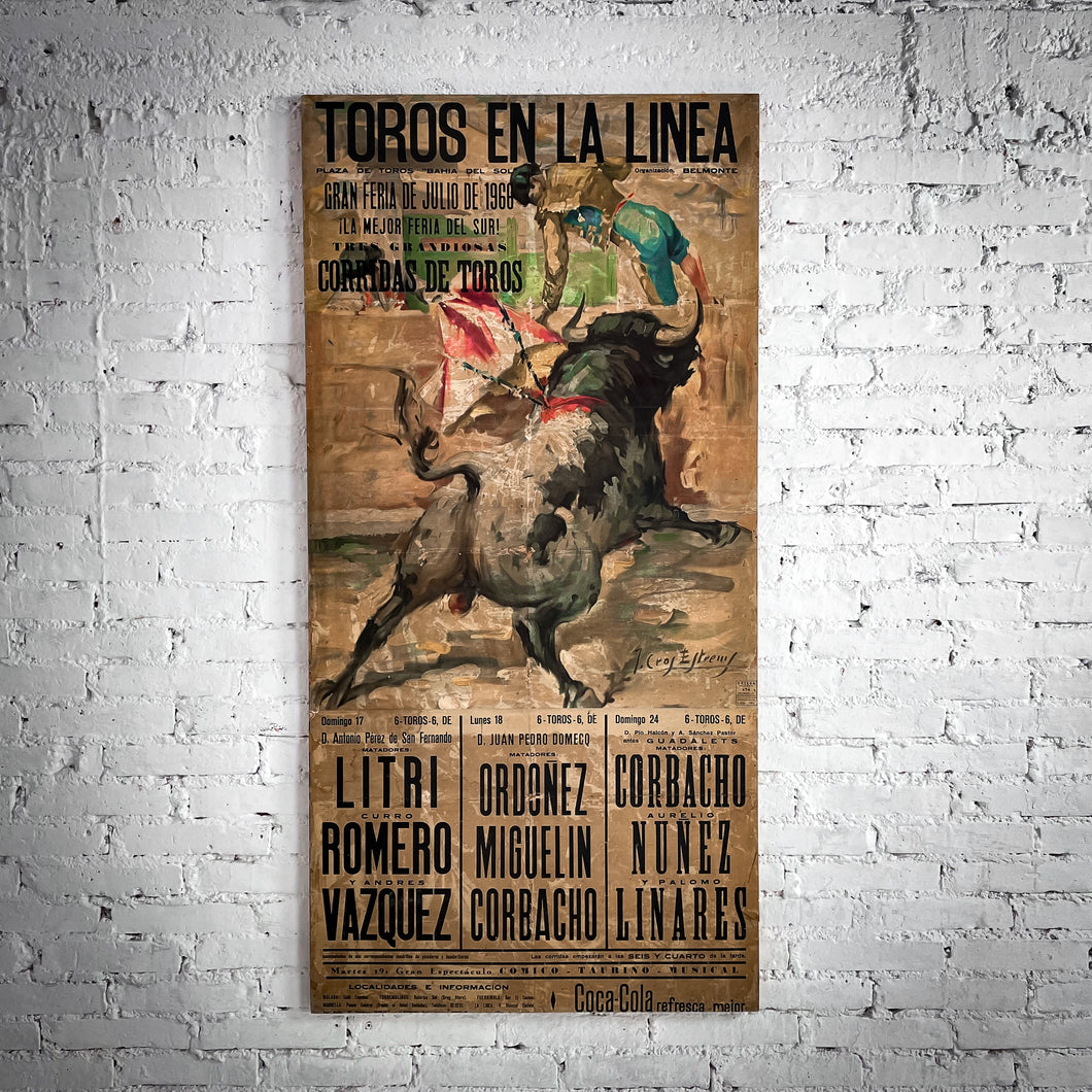 Vintage Bullfight Poster Memorabilia