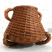 Load image into Gallery viewer, Vintage Japanese Woven Bamboo Basket
