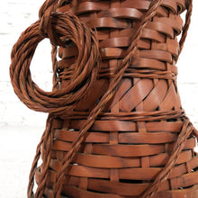 Load image into Gallery viewer, Antique Japanese Woven Bamboo Basket

