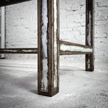 Load image into Gallery viewer, Contemporary Silver Leaf Mirrored Desk or Workstation
