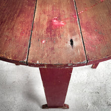 Load image into Gallery viewer, Antique Rustic Drop Leaf Pine Entry Table
