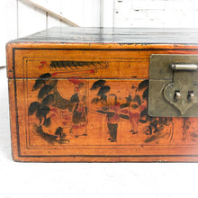 Load image into Gallery viewer, Antique Chinese Lacquered Wood Box
