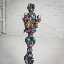 Load image into Gallery viewer, Mid 20th Century Tibetan Semi-Precious Stone Phurba Curiosity
