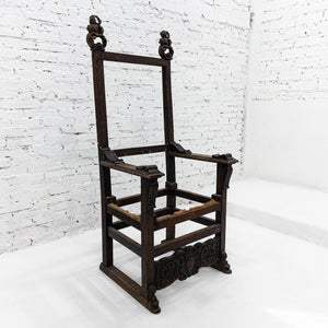 19th Century Spanish Walnut Armchair