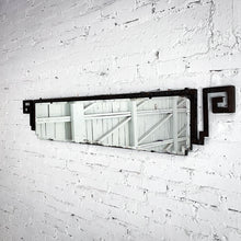 Load image into Gallery viewer, 1940s Horizontal Art Deco Iron Accent Mirror
