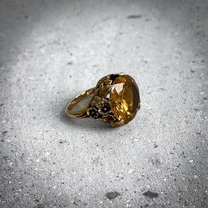 Strell Classic Gold 14k African Citrine Ring