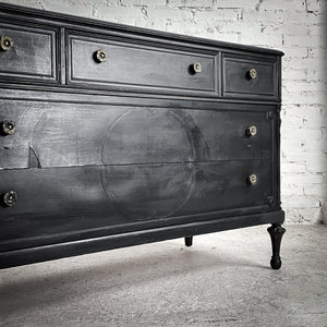 Neoclassical Painted Wood Chest of Drawers