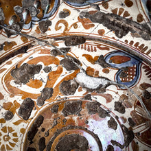 Load image into Gallery viewer, 18th Century Moorish Hand Painted Ceramic Hanging Platter
