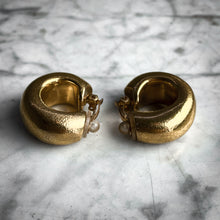Load image into Gallery viewer, Contemporary Steven Vaubel Classic 18K Gold Vermeil Hoop Earrings
