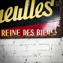 Load image into Gallery viewer, Vintage French Metal Advertising Sign Memorabilia
