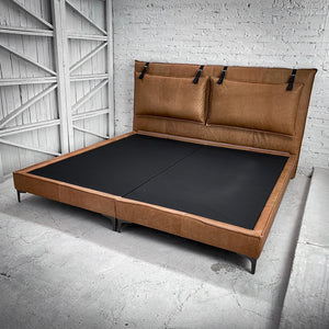 Douglas King Leather Bed
