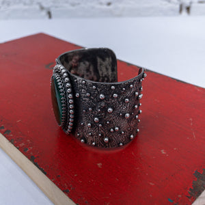 Andrea Arisiaga Silver Malachite Bracelet