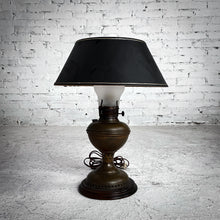 Load image into Gallery viewer, Vintage Patina Brass Standard Table Lamp
